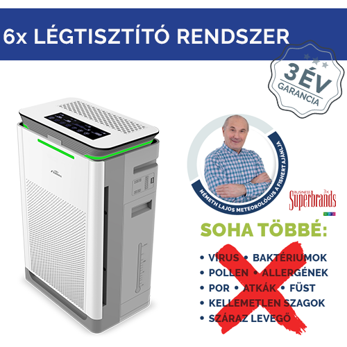 Fisher UV-Protect 350 légtisztító, párásító