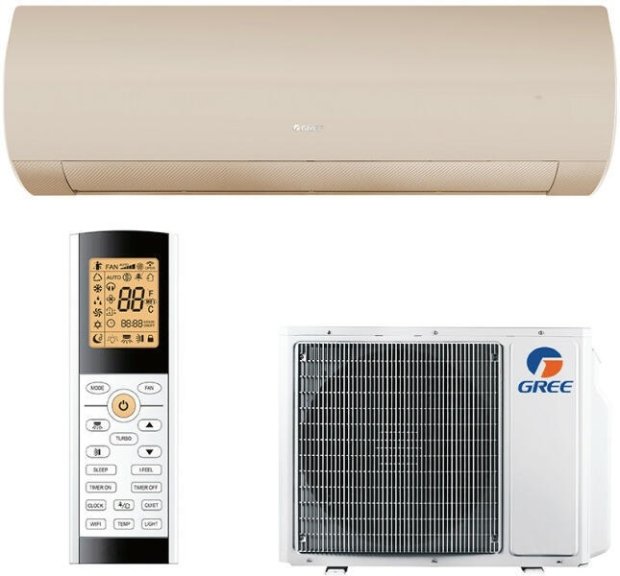Gree GWH09ACC-S6DBA1A Champagne X klíma szett 2,7 kW