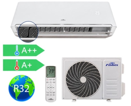 Fisher Summer PRO 2,5kW split klíma, csepptálca fűtéssel / FSAI-SU-96FE3/FSOAI-SU-96FE3