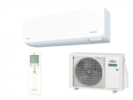 FUJITSU AIRSTAGE ASEH07KGTG/AOEH07KGCG (kültéri + beltéri egység) Oldalfali split klíma WIFI 2.0 kW