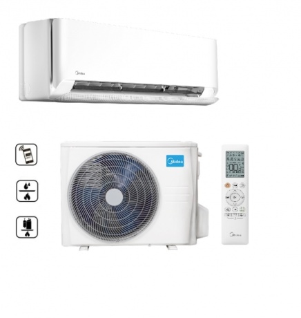 Midea MCB2-12-SP Breezeless E oldalfali split (3,5 kW)